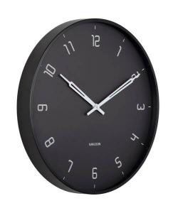 Настенные часы Karlsson Stark, 40x5x40 см, черный