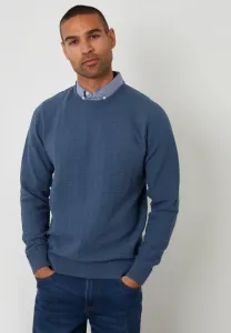 Имитация рубашки, джемпер harcourt Threadbare, Denim Blue