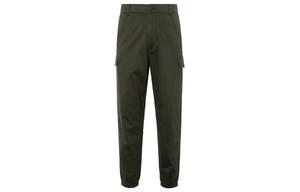 Повседневные брюки мужские темно-оливковые UNIQLO