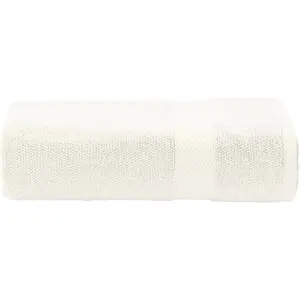 Полотенца для ванной Deluxe 1 шт., однотонные цвета, гостиничное качество из высококачественного махрового полотна Done., кремовыйово-белый