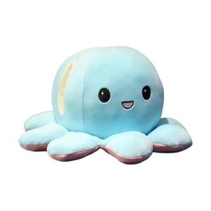 Милые реверсивные плюшевые осьминоги, высота 40 см XIWANTONG, синий