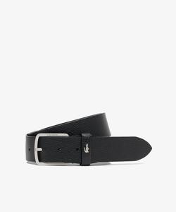 Ремень из тисненой кожи с эффектом усадки