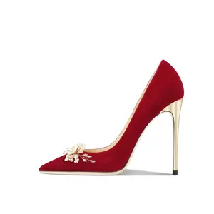 Siwei Женские туфли на высоком каблуке, красные