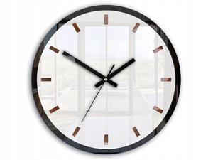 Настенные часы ModernClock Rolo, 30x30x4 см цвет glas weiß