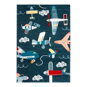 Детский коврик Carousel, жемчужно-синий Safavieh, 122x183 см