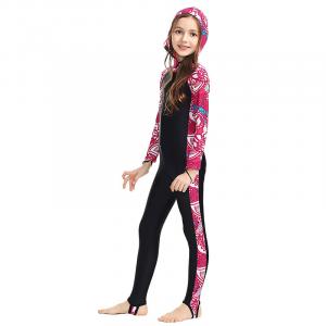 Детский цельный купальник Shark Bart, летний купальник, детский гидрокостюм, быстросохнущий детский розовый, размер S-XL SBART