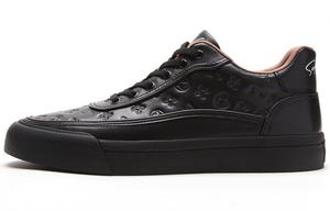 Стильные мужские кеды для скейтбординга с низким верхом черного цвета Satchi