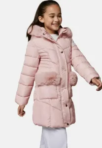 Зимняя стеганая куртка-пуховик стандартного кроя Lipsy, Pink