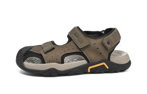 HLA Пляжные сандалии мужские чёрные/хаки, цвет Khaki