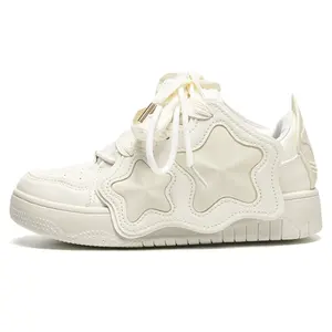 Кроссовки ABCIO Skateboarding Shoes Women's Low-top, белый