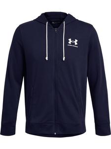 Under Armour Футболка с длинными рукавами "Rival Terry Lc Full-Zip" синего цвета