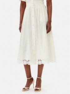 Трапециевидная юбка стандартный крой 251TT2095 Twinset, экрю
