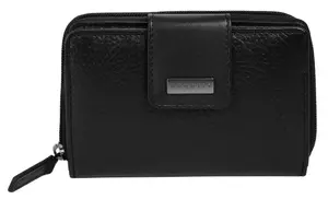 Кошелек bugatti "SINA", натуральная кожа, черный