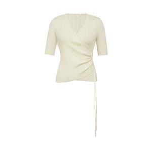 Свитер Deep Breath с волнистыми краями, черный