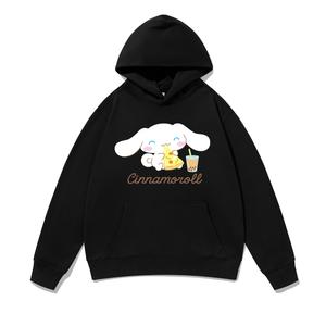 Свитшот Cinnamoroll Yugui Dog Unisex Sanrio, черный