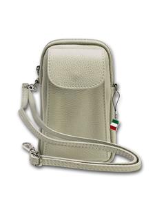 Кожаная сумка через плечо, сумка Флоренс бежевого цвета примерно 12 см Florence