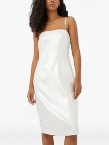 Сарафан миди на тонких бретелях Theory, белый