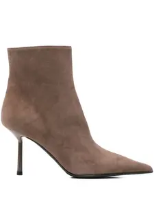 Сапоги на шпильке с заостренным носком Le Silla, коричневый