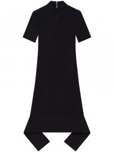 Платье мини Scuba Courrèges, черный