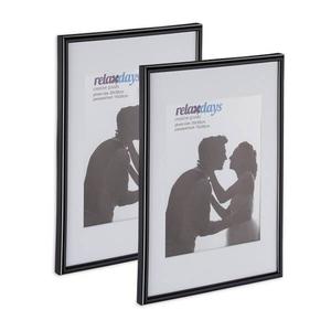 Рамка для фотографий Relaxdays 2 шт 20x30 cm, черно-белый