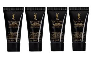 SAINT LAURENT Набор пробников Primer Black Silk Satin увлажняющий крем, выравнивающий тон кожи безупречно увлажняющий 5мл*4