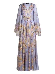 Платье с принтом ETRO, фиолетовый