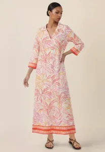 Макси-Платье langes Apart, Creme-Multicolor