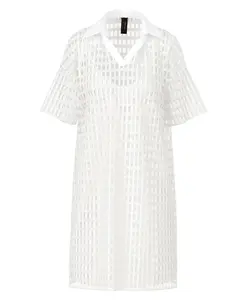 Легкое сетчатое платье Marc Cain, белый