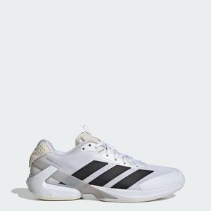 Кроссовки Adidas Adizero Ubersonic 5 Tennis Shoes, цвет Cloud White/Core Black/Silver Metallic