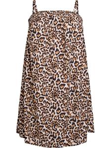 Летнее платье Zizzi Vsol, цвет Beige/Dark beige