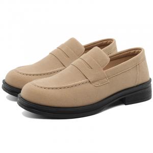 Medd Мужские лоферы черно-коричневые LF06 бежевые, цвет LF06 Beige