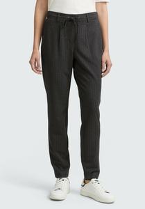 Брюки TOM TAILOR Trousers, Grey White Pinstripe/Dark Grey
