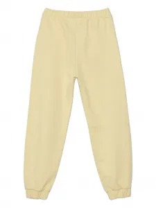 Спортивные брюки с тисненым логотипом Elisabetta Franchi La Mia Bambina, желтый