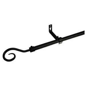 Карниз Syrakus Ø 16 мм Ø 16 мм, 1 ряд, регулируемый Liedeco, черный