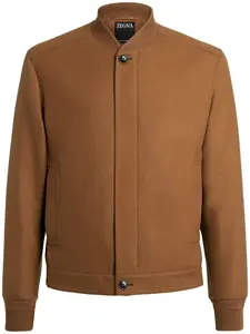 Кашемировый бомбер Elements Oasi Zegna, коричневый