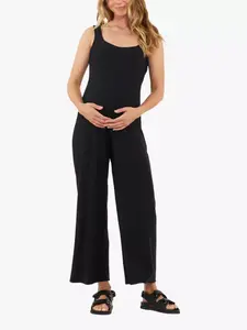 Комбинезон Ripe Bobby Ribbed Maternity, черный