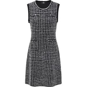 Karl Lagerfeld FW25 Женское платье без рукавов KARL LAGERFELD / Karl Lagerfeld Jeans, черный белый