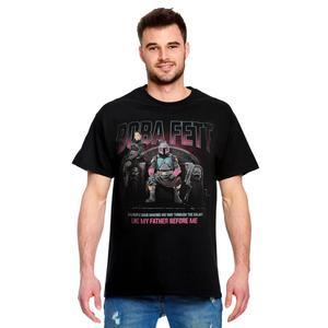 Футболка Трон Бобы Фетта черная — Звездные войны: Мандалорец