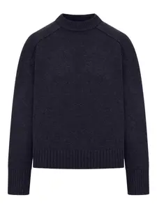 Шерстяной свитер с круглым вырезом Soeur, синий