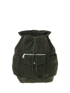 Рюкзак с карманом на молнии Porter-Yoshida & Co., зеленый
