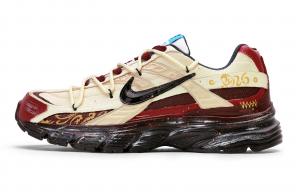 Nike Initiator Slip Resistant Abrasion Resistant низкие кроссовки для бега мужские Beige Red