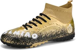Кроссовки для футбола на искусственном покрытии для мужчин, футбольная обувь для мальчиков, футзальные кроссовки для детей и подростков Generic, золотой