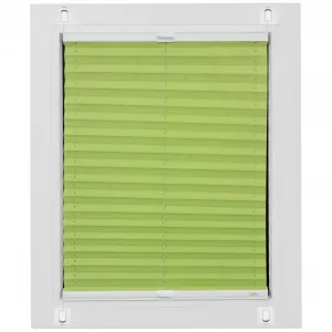 Жалюзи плиссе Sunlines «Start-up Style Crush», непрозрачные, без сверления, натянутые, склеенные с помощью соединительной клейкой пластины, цвет apfelgrün