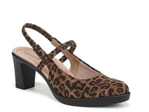 Туфли LifeStride Evoke Pump, Brown Leopard Print
