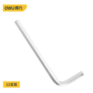 Deli Deli 12 шт. в упаковке, стандартный шестигранный ключ с плоской головкой, L-образная шестигранная отвертка, ключ 12 мм, DL3012