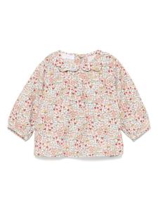 Рубашка с цветочным принтом Mariella Ferrari, красный