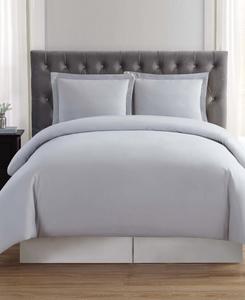 Комплект постельного белья на каждый день, размер Full/Queen Truly Soft, серебристо-серый
