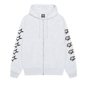 Худи Stussy Speedway Zip Hoodie, Ash Heather
