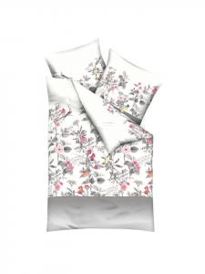 Постельное белье Formosa серебристого цвета kaeppel, 155 x 220 + 80 x 80 см