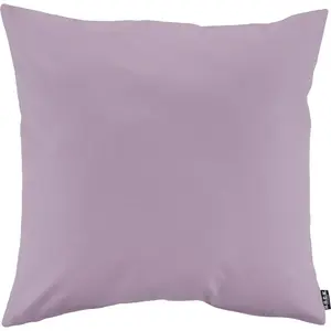 Декоративная подушка Classic Uni, водо- и грязеотталкивающая, наволочка с наполнителем, 1 шт. H.O.C.K., Lila + unifarben